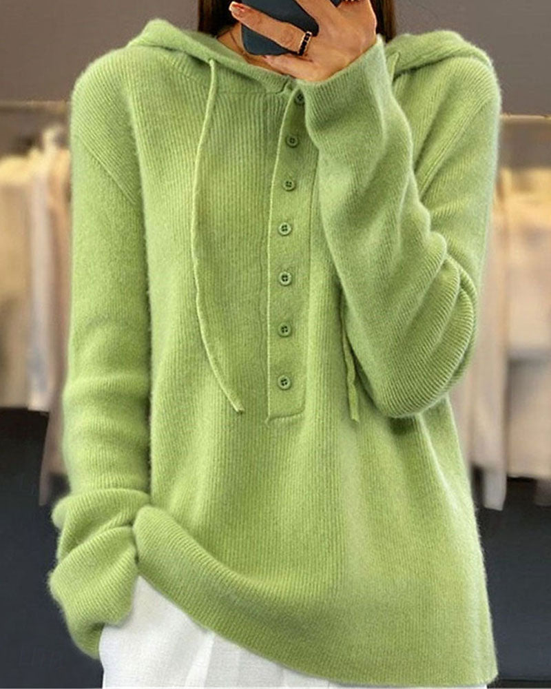 Veste à capuche stylée unie moderne