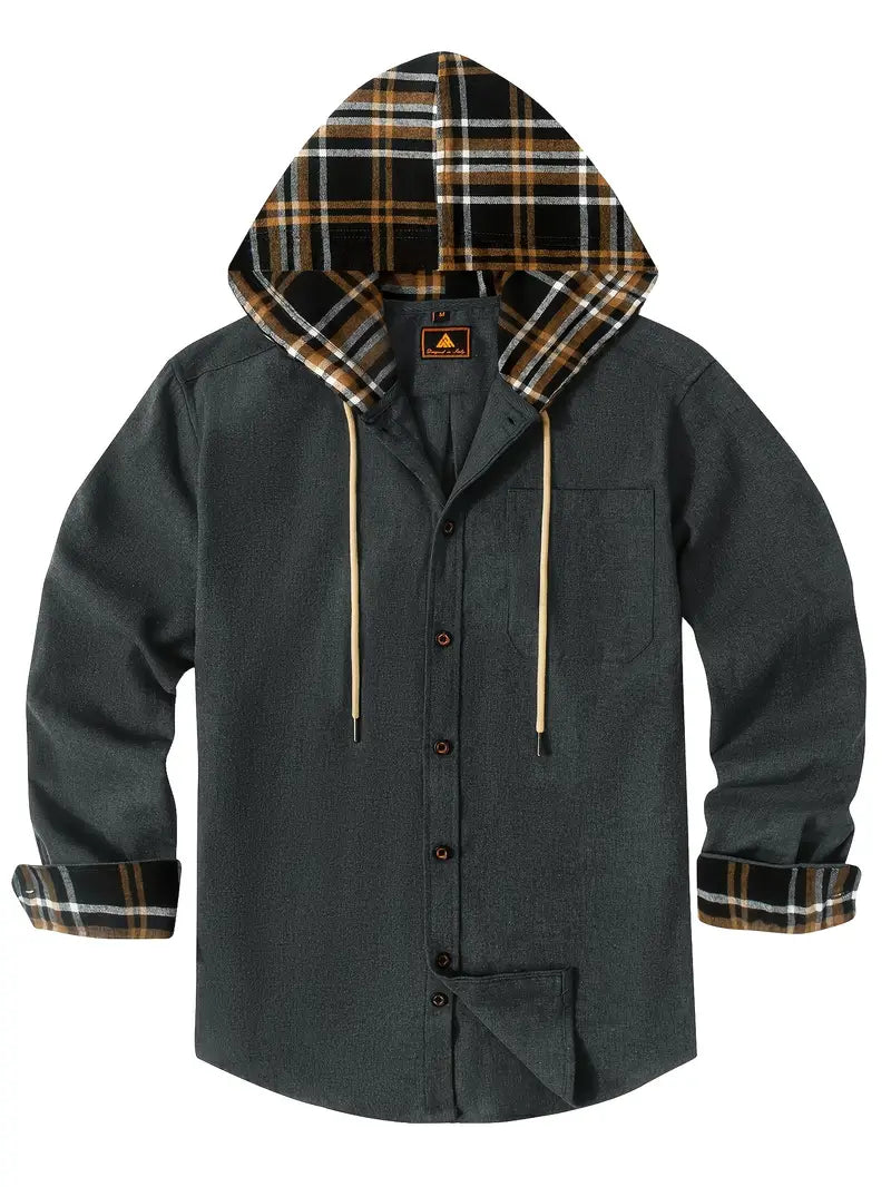 Veste à carreaux rétro moderne pour hommes