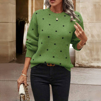 Robe classique | Pull à pois