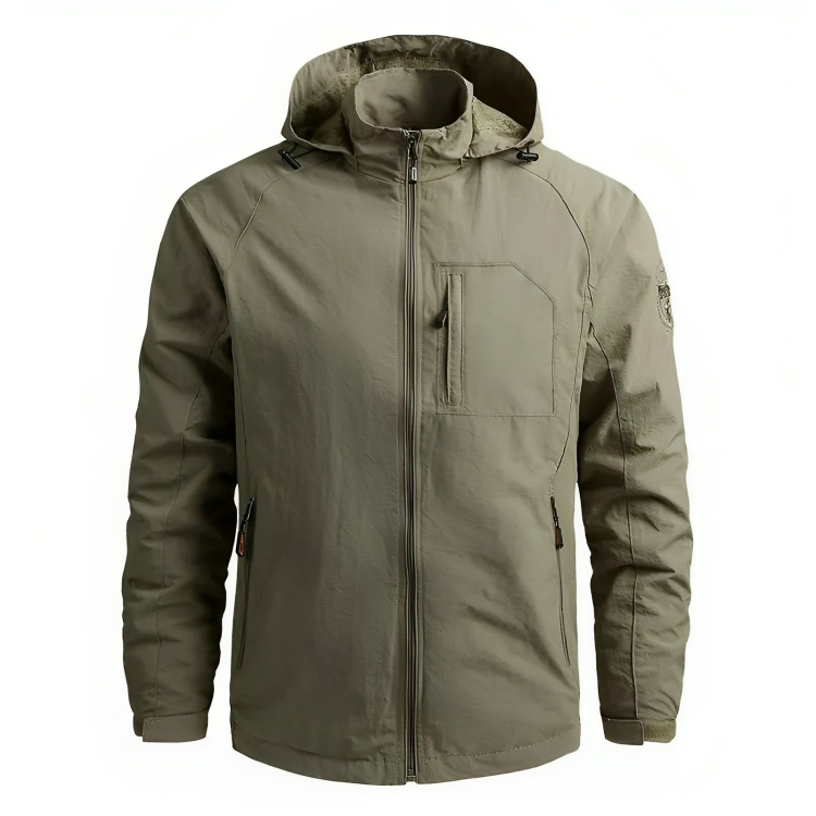 Veste imperméable à capuche coupe-vent pour homme, pour l'extérieur