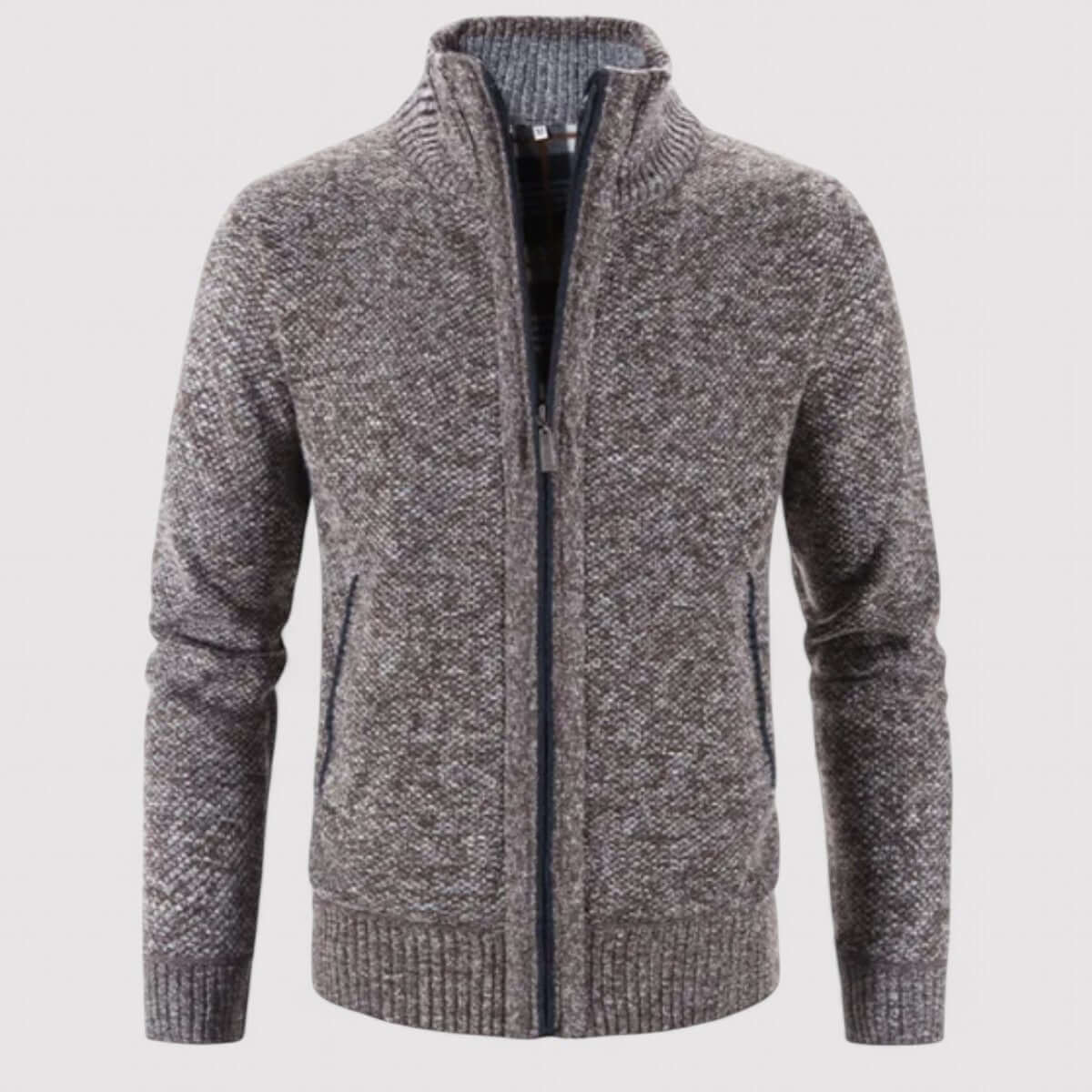 Cardigan en laine pour homme, chaud et confortable