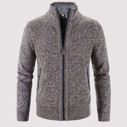 Cardigan en laine pour homme, chaud et confortable