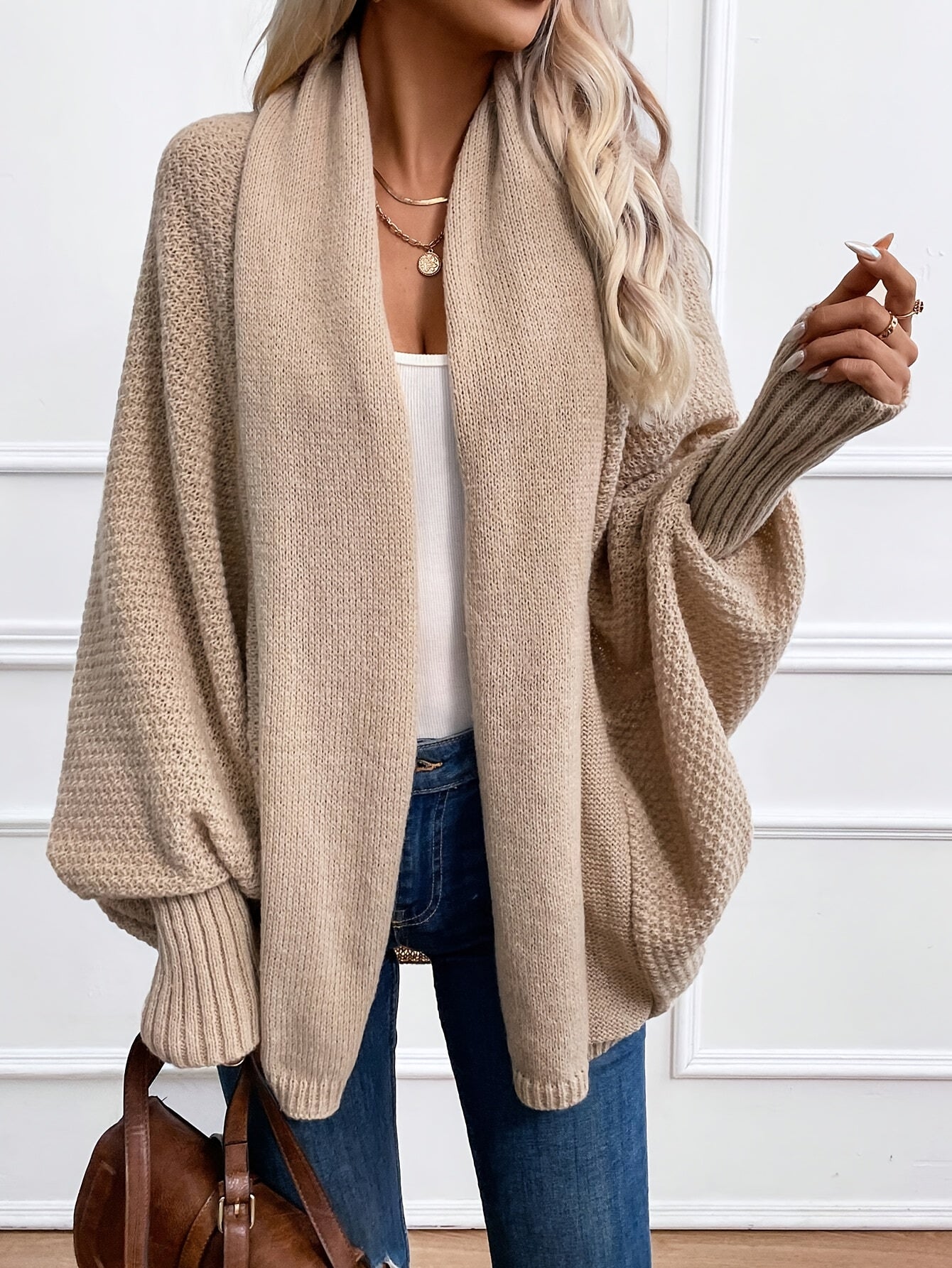 Weicher Damen Cardigan Herbst Modell - IdealeKleiden