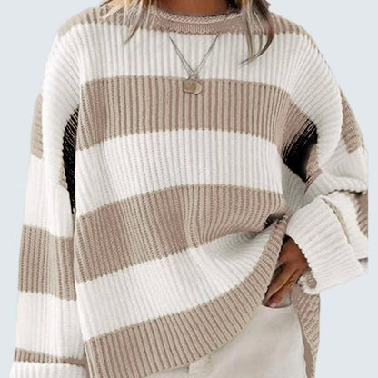 Pull rayé femme chic et moderne