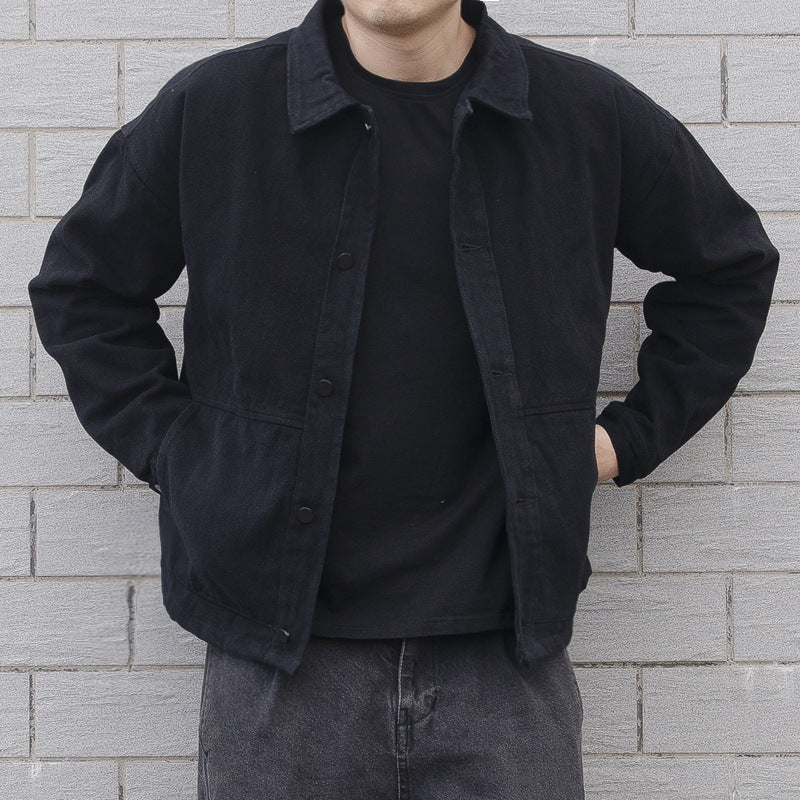 Veste de loisirs pour homme style moderne boutonnée