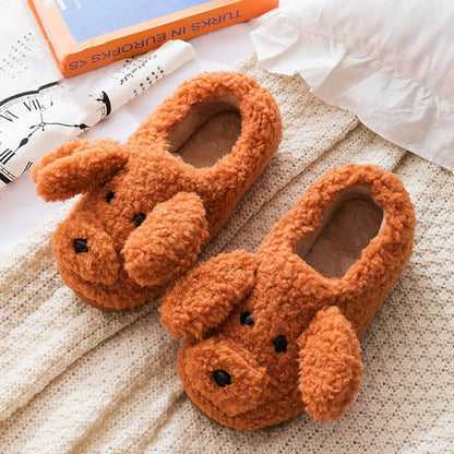 Chaussons confortables pour femmes à motif animalier