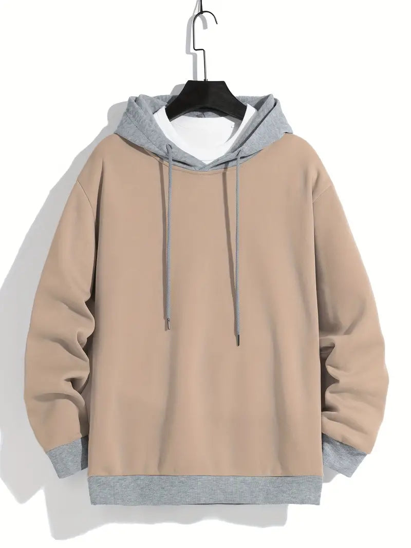 Retro Hoodie Farbblock Style - IdealeKleiden