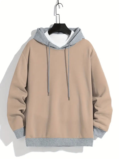 Retro Hoodie Farbblock Style - IdealeKleiden
