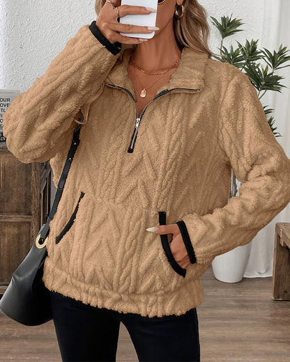 Robe-blazer moelleuse pour femme hiver