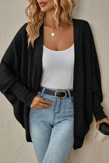 Cardigan chauve-souris confortable Gilet en maille ample
