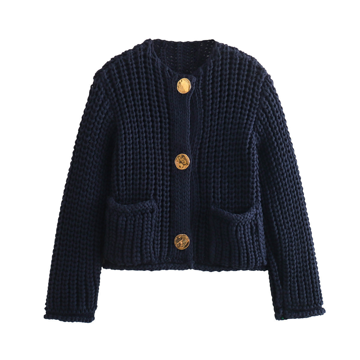 Cardigan élégant pour femme avec boutons et poches