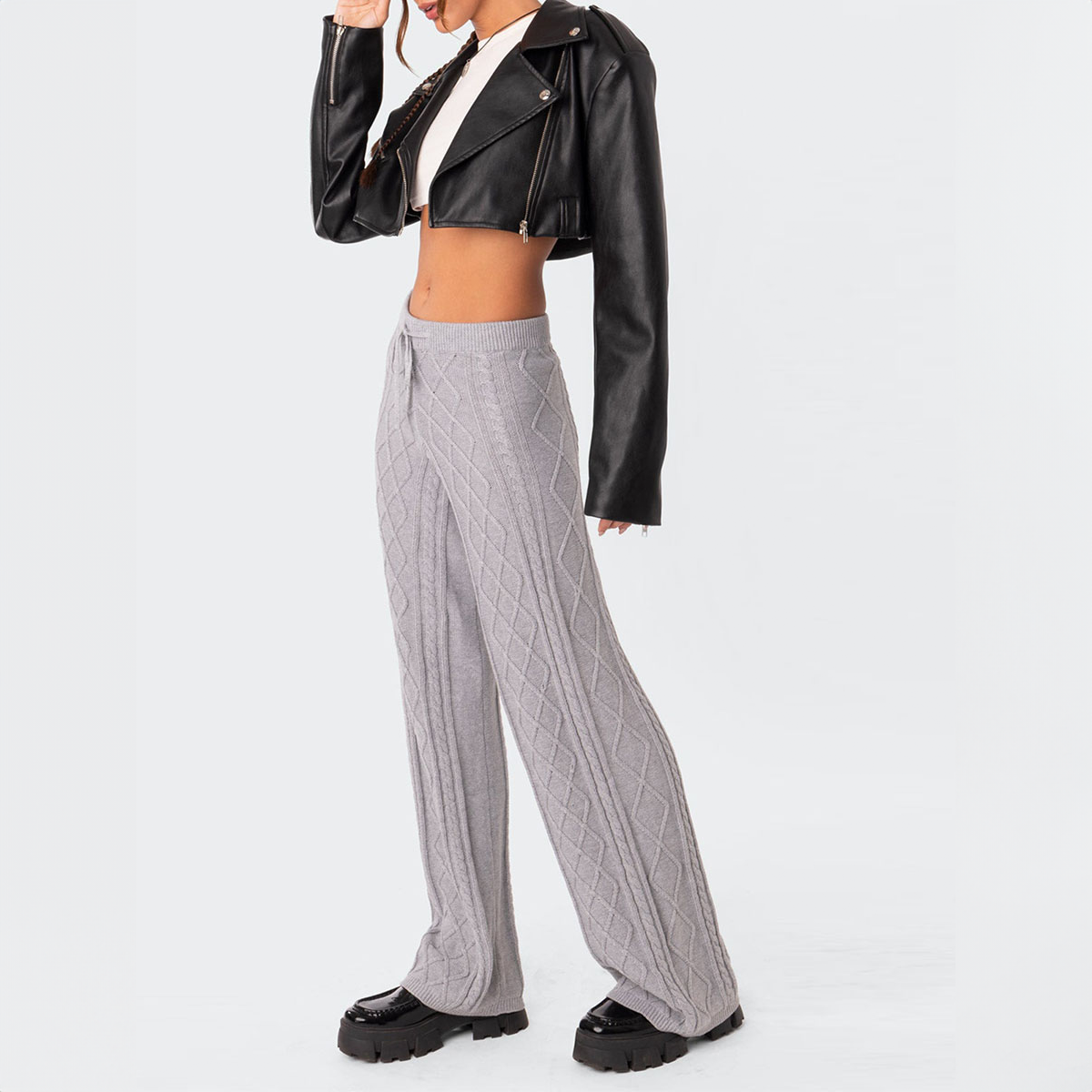 Kuschelige Strickhose Warm - IdealeKleiden