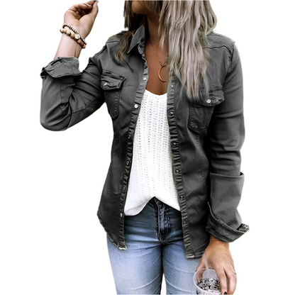 Veste en jean moderne et tendance pour femme