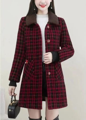 Manteau élégant mi-long pour femme