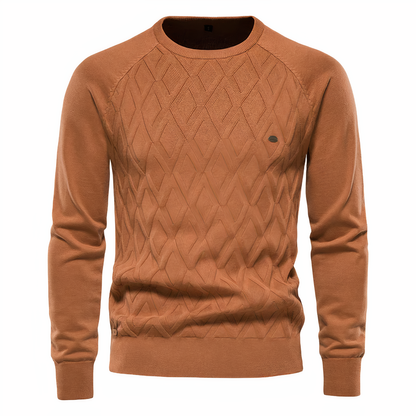 Chemise homme motif losanges élégante