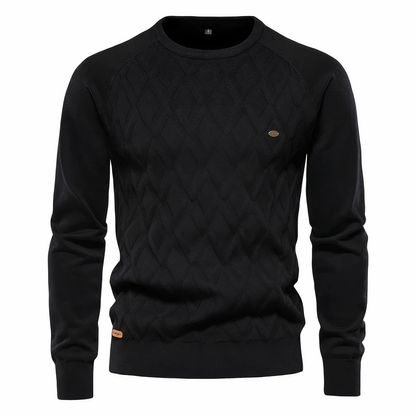Chemise homme motif losanges élégante