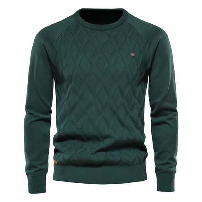 Chemise homme motif losanges élégante