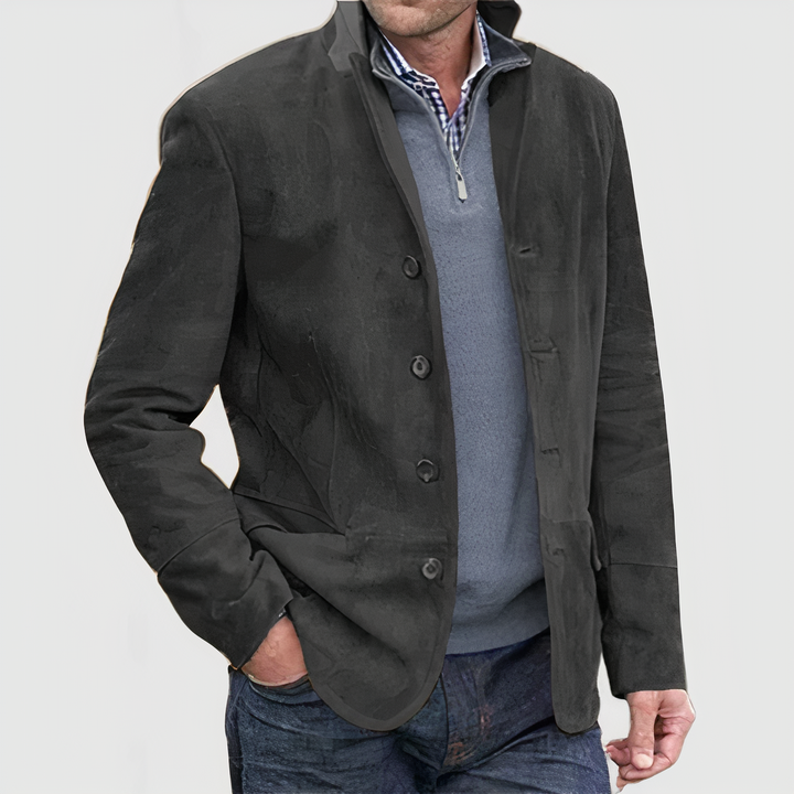 Veste rétro boutonnée pour femme