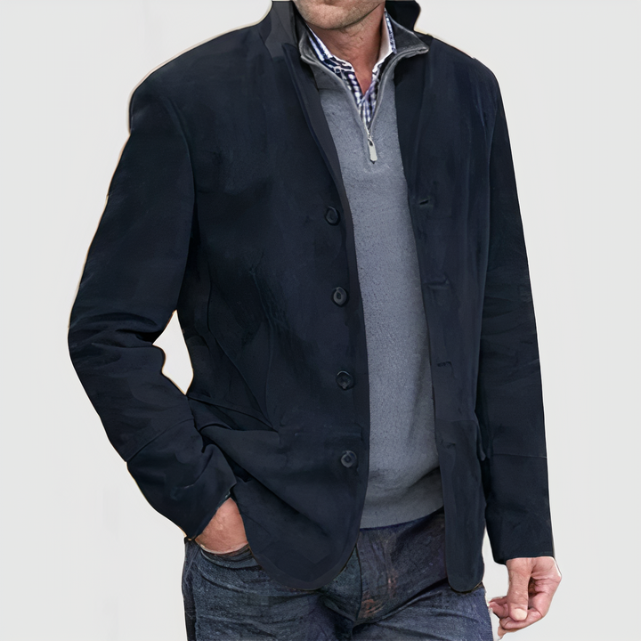 Veste rétro boutonnée pour femme