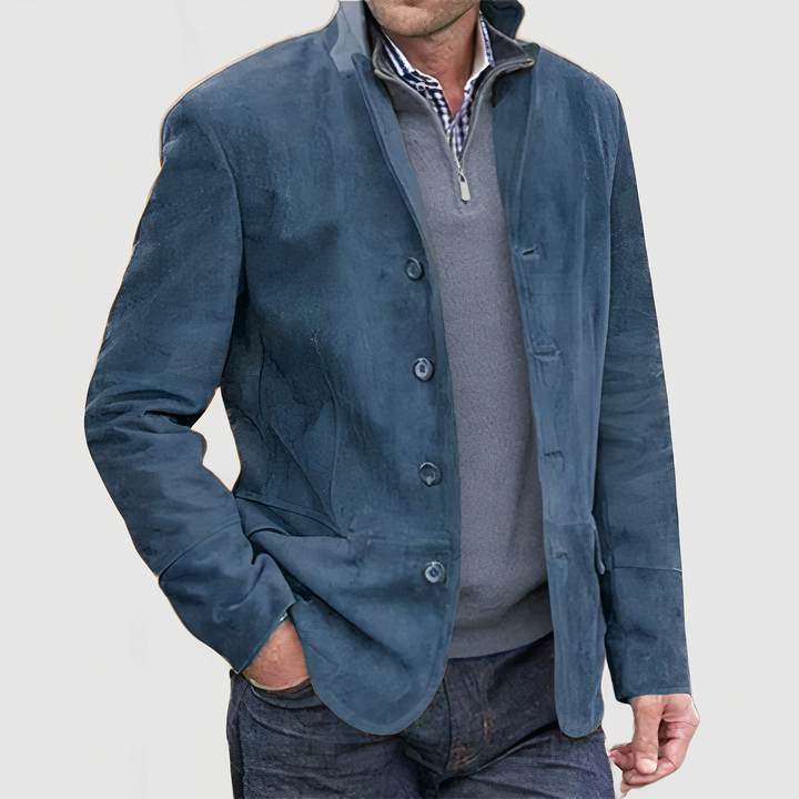 Veste rétro boutonnée pour femme