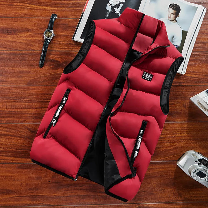 Gilet chaud matelassé déperlant zippé