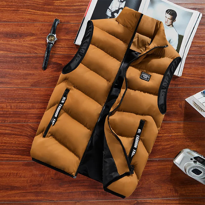 Gilet chaud matelassé déperlant zippé