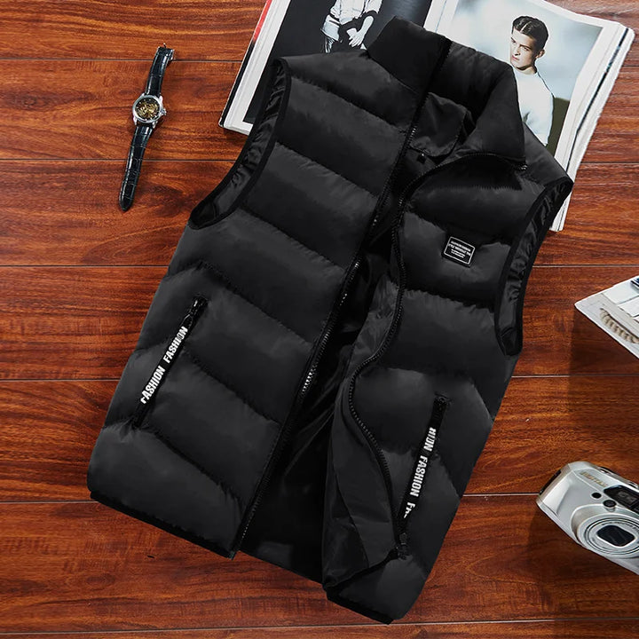 Gilet chaud matelassé déperlant zippé
