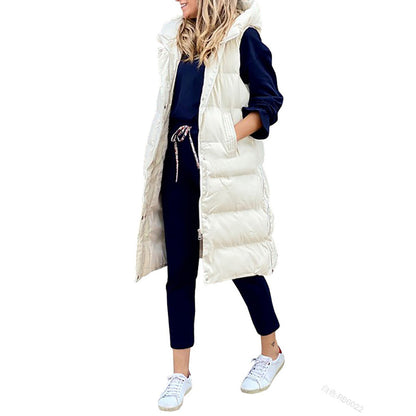 Gilet d'automne sans manches pour femme