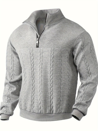 Pull tricoté chaud pour homme d'hiver