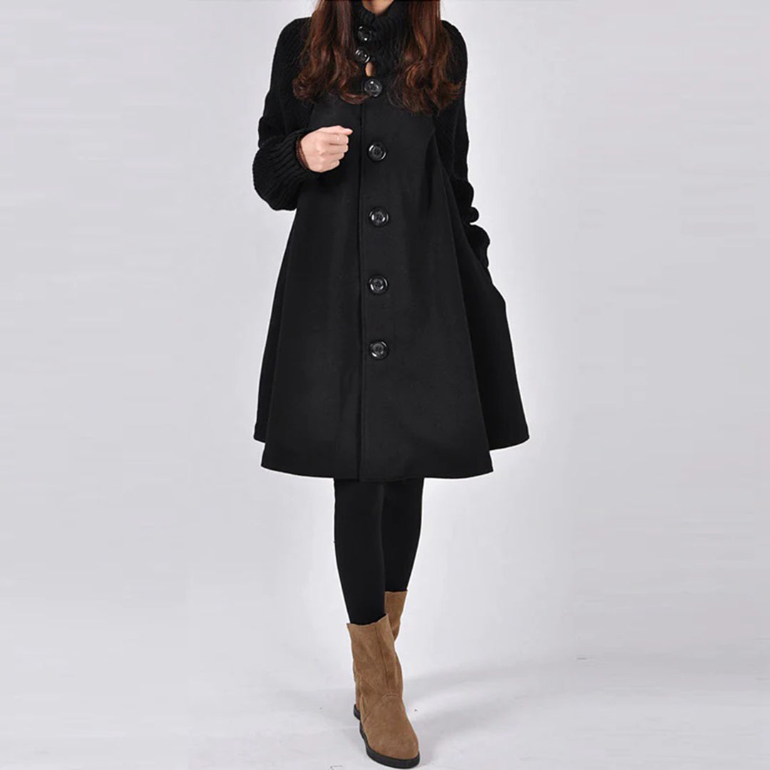 Veste d'automne élégante longue pour femme