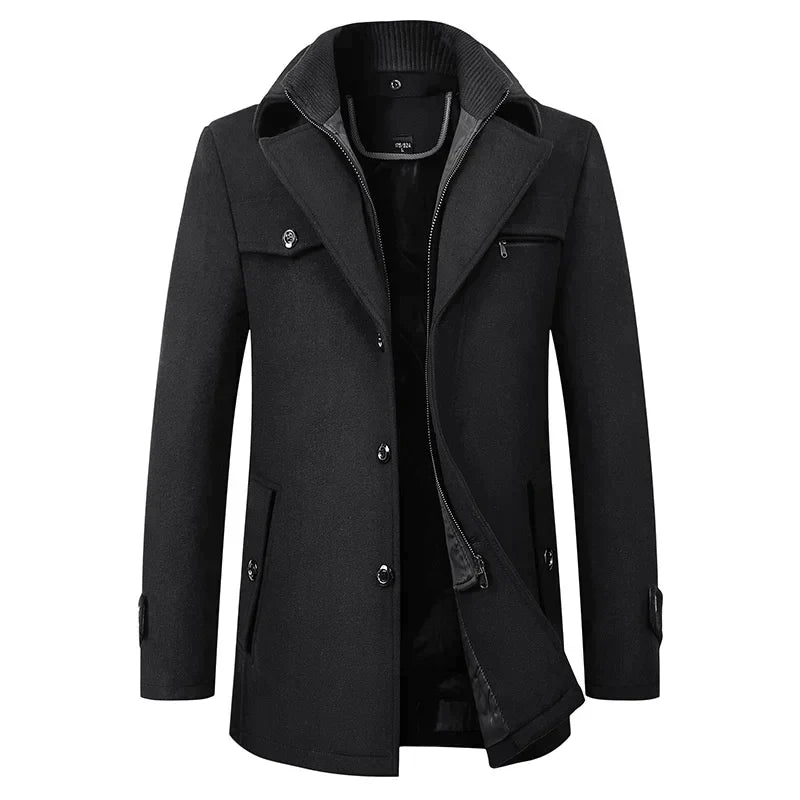 Luxus Wintermantel Business Chic Damen - IdealeKleiden