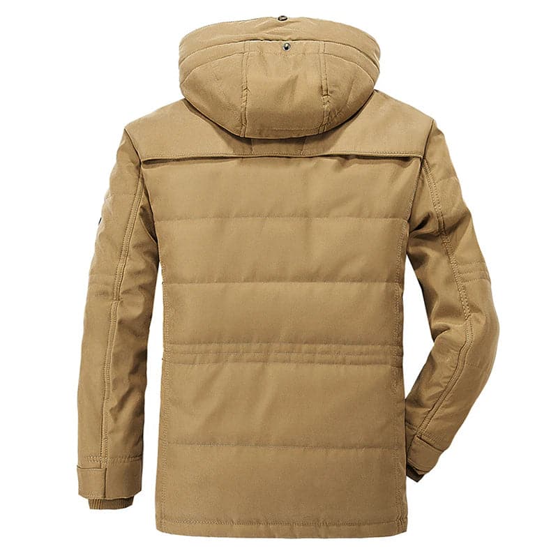 Praktische Winterjacke Vieltaschige Outdoorjacke - IdealeKleiden