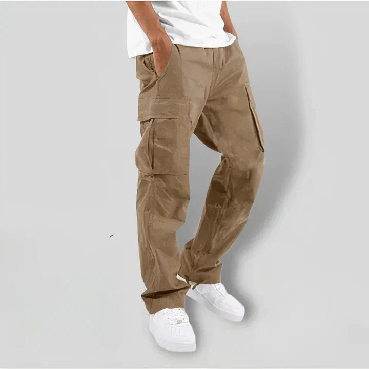 Pantalon cargo pour homme gris foncé style moderne