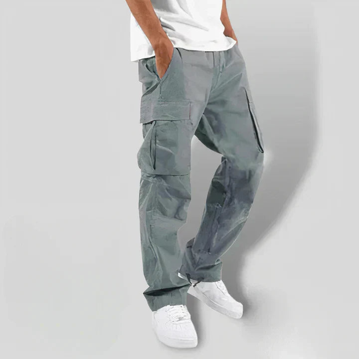Pantalon cargo pour homme gris foncé style moderne