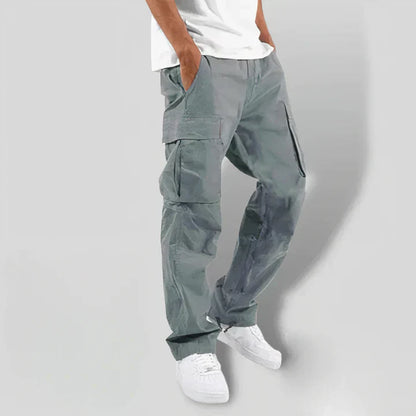 Pantalon cargo pour homme gris foncé style moderne