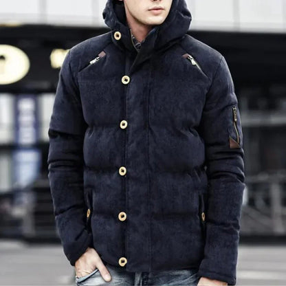 Stilvolle Herren-Kapuzenjacke Modern Design - IdealeKleiden