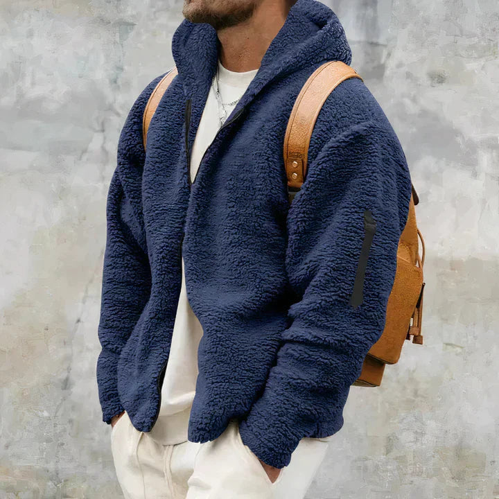 Veste d'hiver homme chaude et douillette