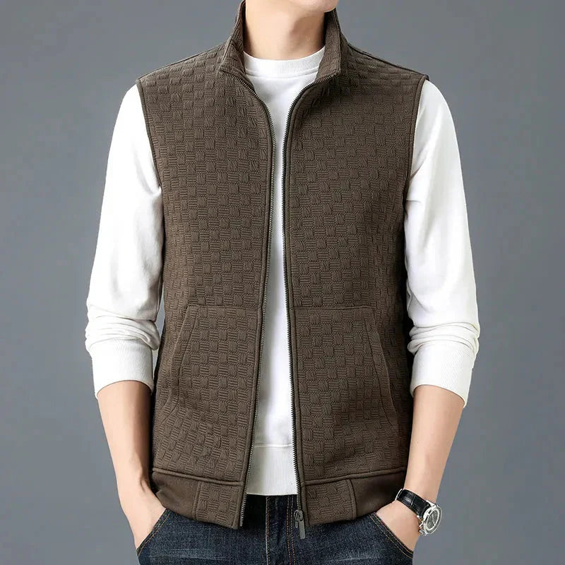 Gilet en polaire douce en coton pour femme