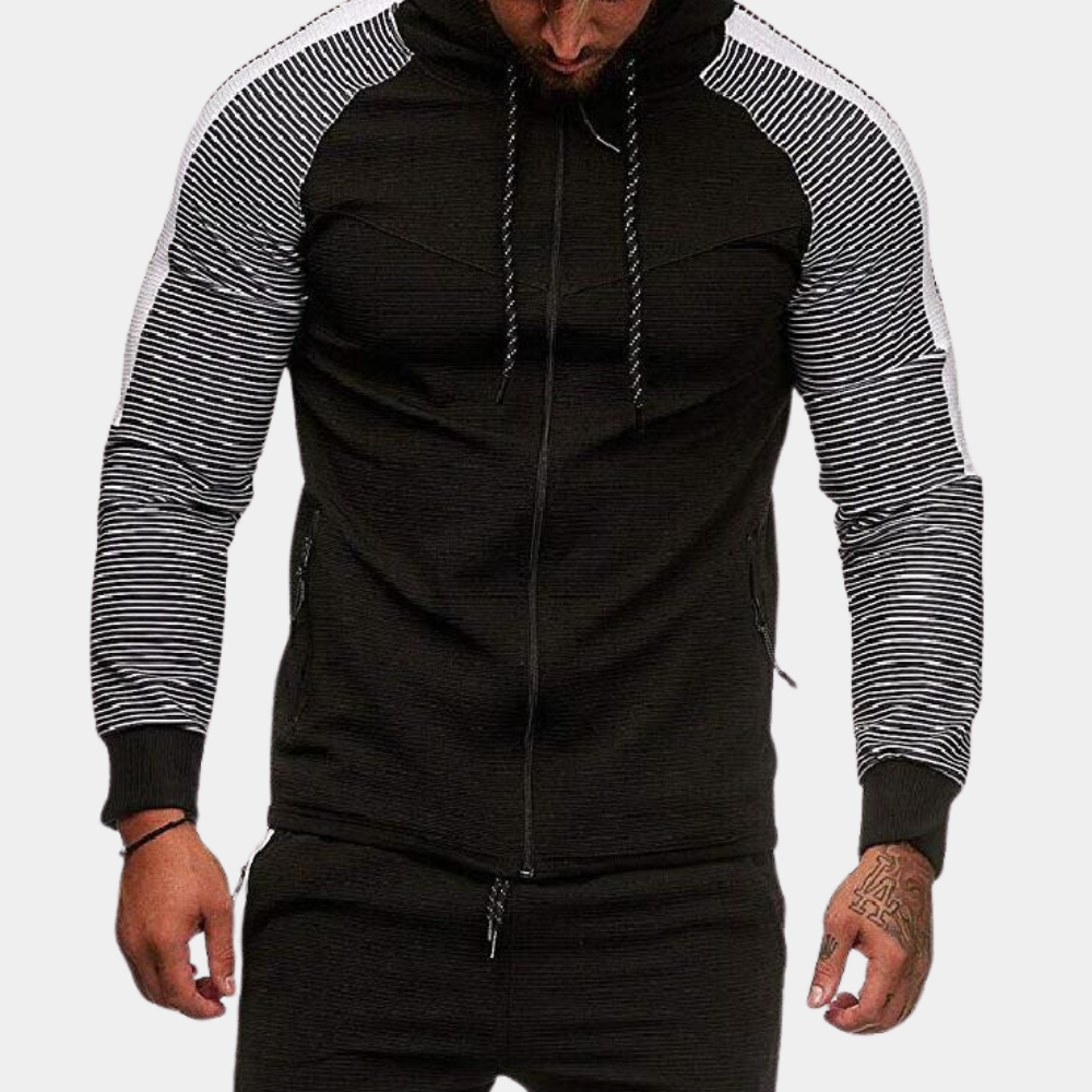 Herrenjacke Modern Kapuze Trendy Outdoor - IdealeKleiden