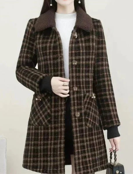 Manteau élégant mi-long pour femme
