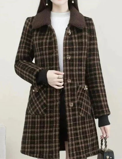 Manteau élégant mi-long pour femme