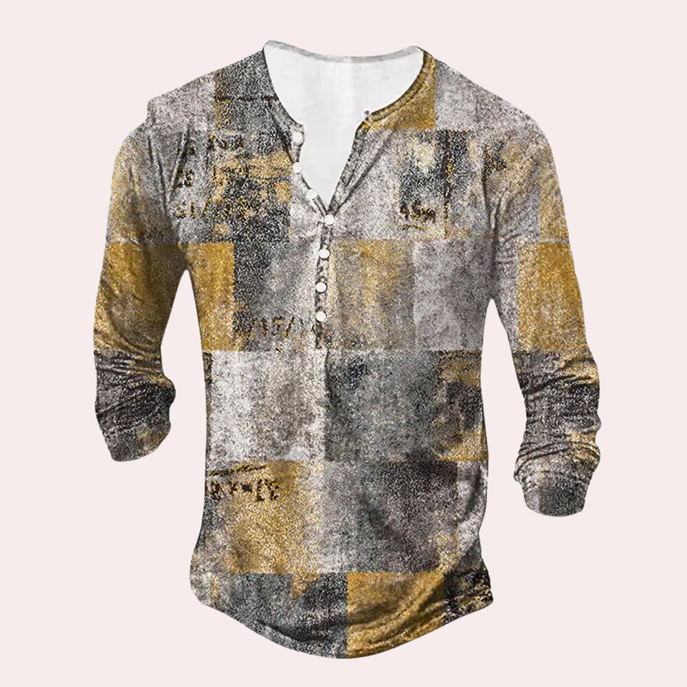 Robe pratique en coton patchwork