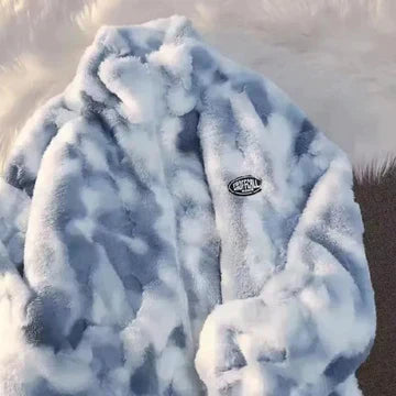Robe d'hiver chaude à manches longues et col montant