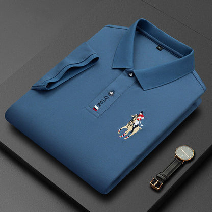 Polo brodé Élégant Sportif