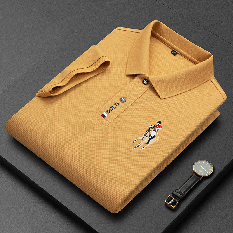 Polo brodé Élégant Sportif