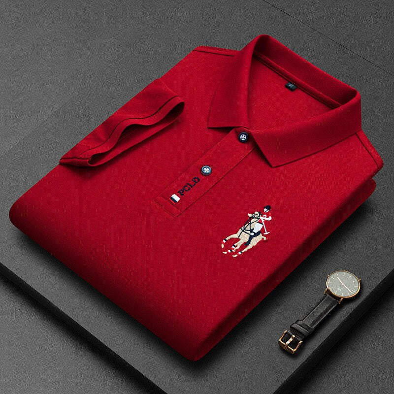 Polo brodé Élégant Sportif