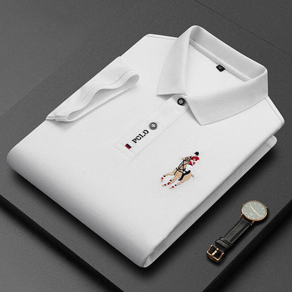 Polo brodé Élégant Sportif