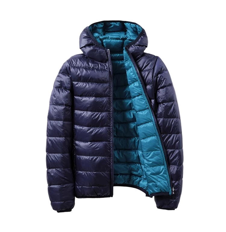Veste d'hiver fine pour femme, doudoune à capuche
