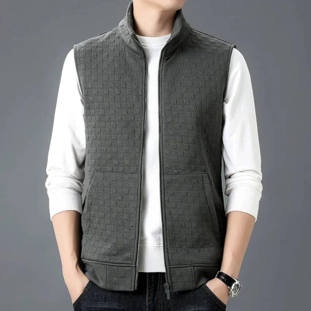 Gilet en polaire douce en coton pour femme