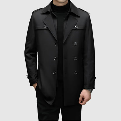 Coupe-vent double boutonnage stylé Veneti